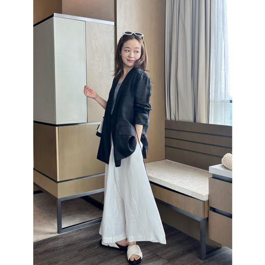 2506514    汉麻 阔腿九分裙裤 商品图2