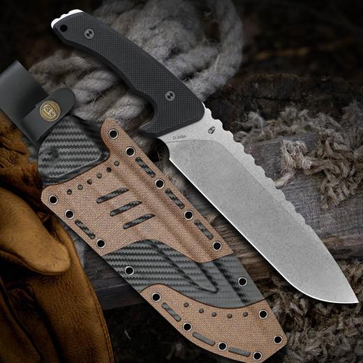 汉道苍龙直刀排障刀高硬度户外刀 商品图8