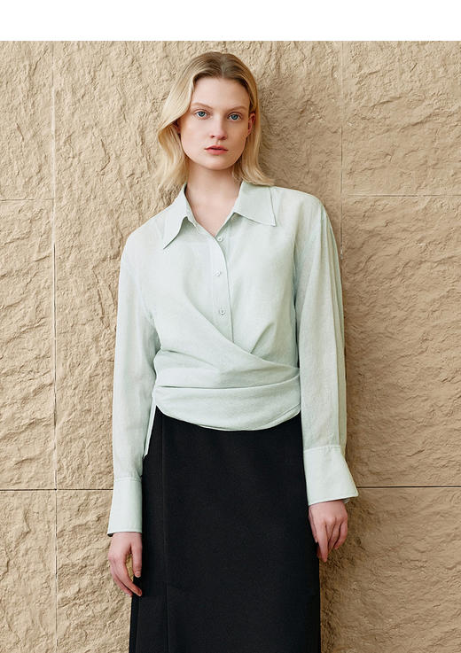 恩裳INSUN女装衬衫9C35230110 商品图1