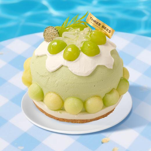 蜜瓜抹茶恋 | 蜜瓜抹茶酸奶挞蛋糕 商品图0