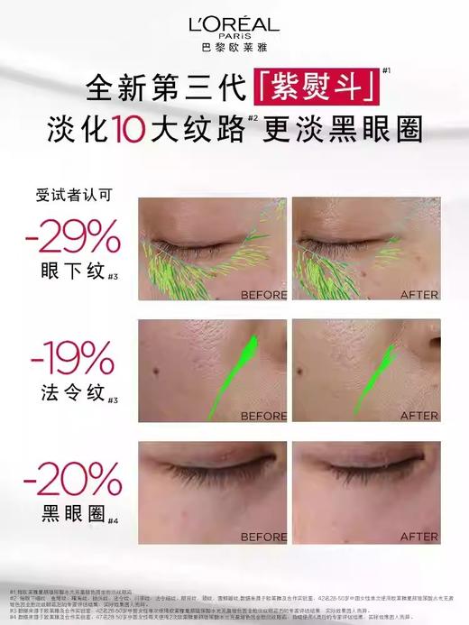 【保税仓】欧莱雅紫熨斗眼霜7.5ML三代 商品图1