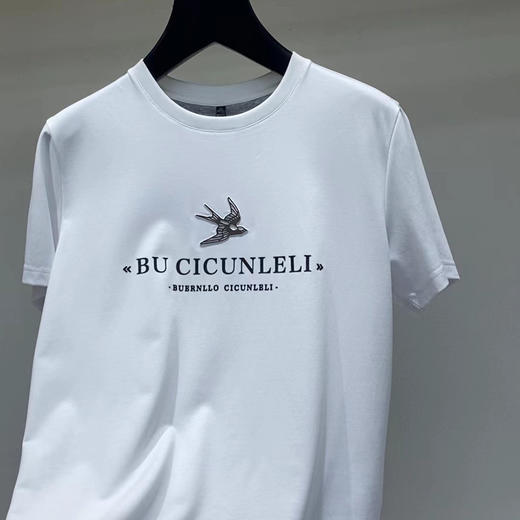 夏季时尚纯色T恤柔棉男士圆领顺滑柔软品质上衣  YH-24SS6112* 商品图0