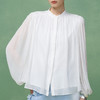 【林栖设计小店】桑蚕丝衬衣褶皱肌理气质2025早秋新款上衣女1953036 商品缩略图6