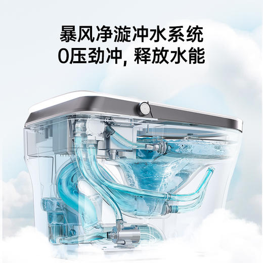 【门店款】帝王洁具K20 MAX智能马桶全自动一体无水压坐便器带冲洗TA068 商品图5