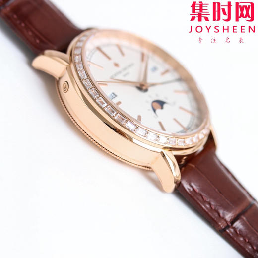 【周月轮回，分秒轮转】VC 江诗丹顿 Traditionnelle KM传袭系列全日历腕表4010T 男士腕表 商品图6