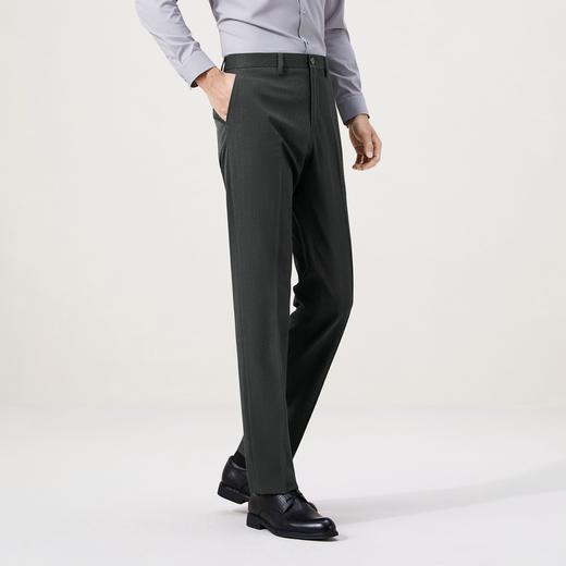 【犀牛褶/免烫】柒牌西裤男士2025秋季新款直筒中腰商务休闲西裤129H72780 商品图1