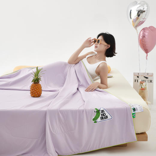 【清仓特惠】自然醒不焦虑硅胶凉感被西瓜波波被子冰淇淋凉感冰丝夏凉被夏季儿童空调被可机洗LFS（不参与优惠券） 商品图4