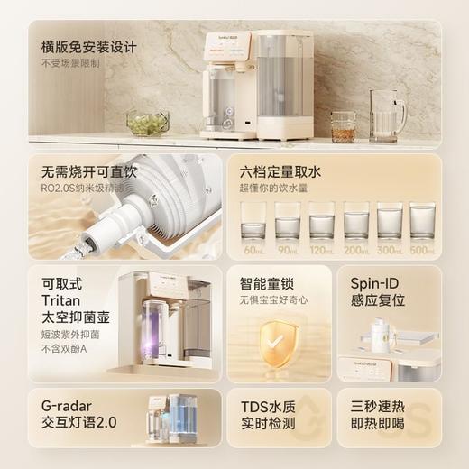 碧云泉G3Pro希尔净水器台式即加热家用小型直饮RO一体机矿物质 商品图6