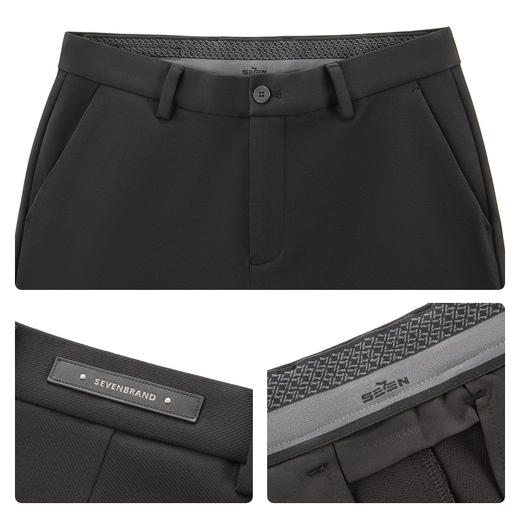 【高弹针织】柒牌休闲长裤男2025秋季新款直筒含莫代尔青年长裤子129H70280 商品图3