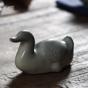 问鼎哥窑致巧款仙凫茶宠