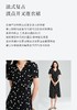 优雅经典波点收腰V领显瘦雪纺连衣裙 商品缩略图9