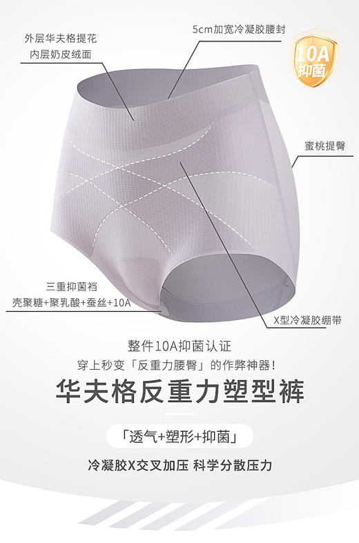 夏日华夫格反重力塑型裤来袭~~
穿上秒变「反重力腰臀」的作弊神器!
                      商品图4