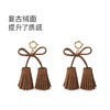 7or9配饰流苏蝴蝶结饰扣棕色 商品缩略图3