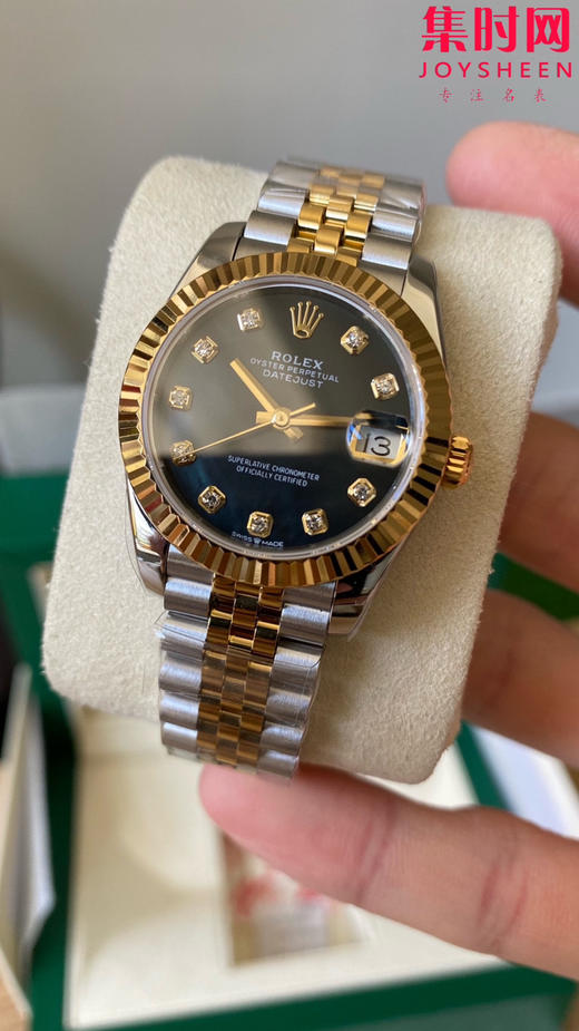 劳力士GS日志31系列 女款日志31mm 间金黑贝母面 女士腕表 2236机 新品劳力士女款蚝式日志型腕表31mm 到货 商品图3