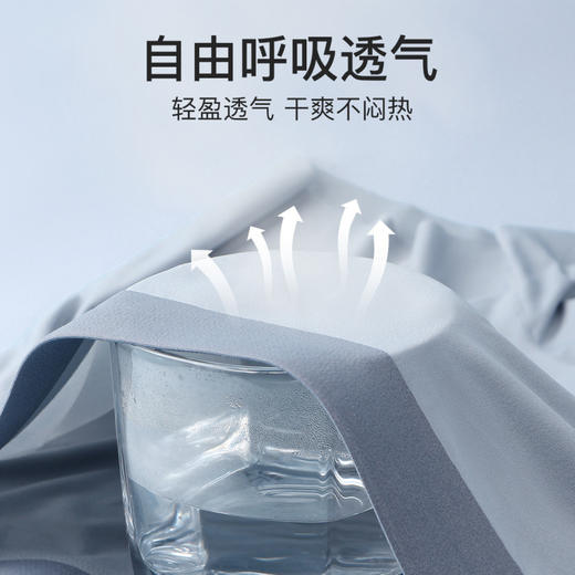 雨雾山林 男士内裤 4条装（VIP）【7A抑菌裆 轻盈无感】4条男士内裤舒适透气无痕平角内裤 商品图8