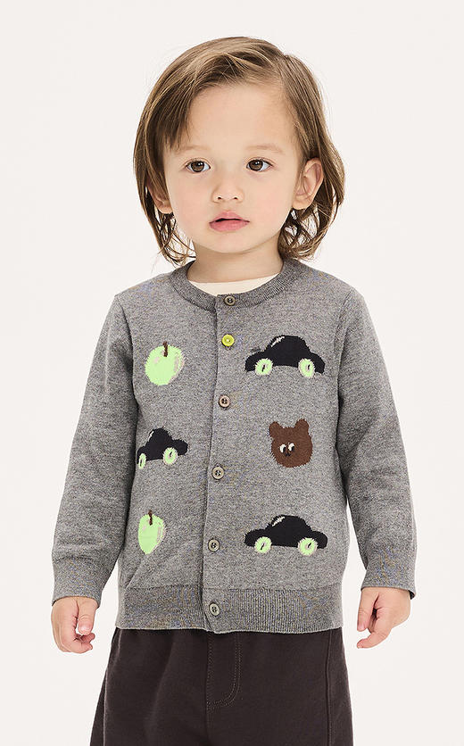 jnby  25年秋款  短款开襟针织衫  YP7310710 商品图7