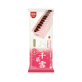 和路雪千层雪草莓芝士慕斯口味冰淇淋62g/支