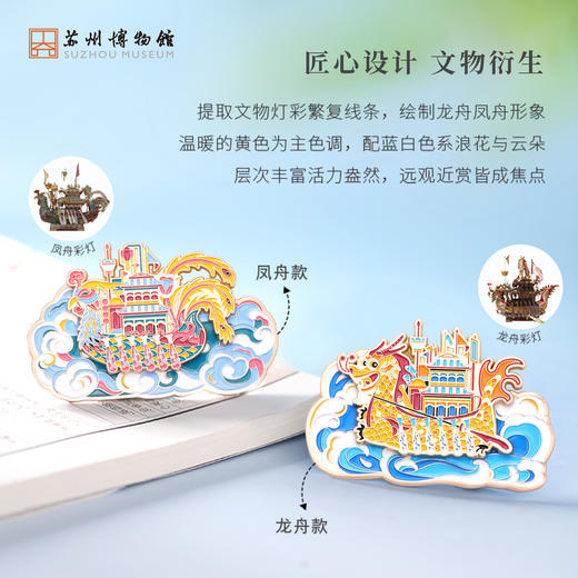 苏州博物馆 乘风破浪·滑动冰箱贴 商品图1