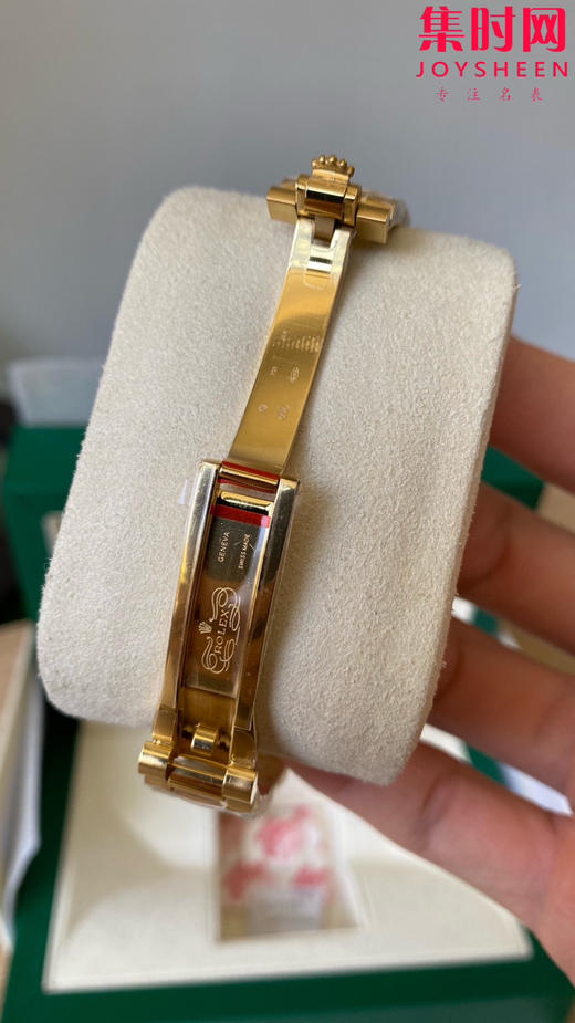 劳力士GS日志31系列 女款日志31mm 全金花朵盘钻圈 女士腕表 2236机 新品劳力士女款蚝式日志型腕表31mm 到货 商品图6