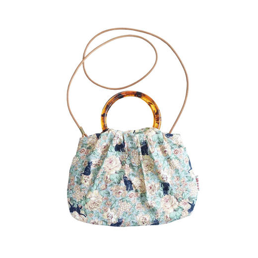 HUJI祤集Sunrise手提斜挎包插画猫猫 商品图2