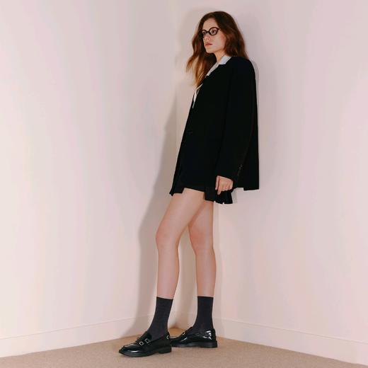 【云粉节】【思加图】BF楼思加图25秋简约搭扣黑色低跟乐福鞋EFI07吊牌价1490，现价1098 商品图4