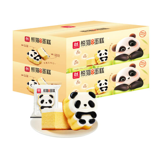 a1 熊猫蛋糕 400g/400g*2 商品图0