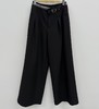 MC腰头小设计阔腿长裤50314（黑）夏季152520050321 商品缩略图0