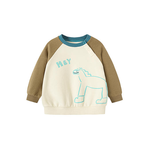 【舒弹卫衣】迷你巴拉男女宝宝卫衣亲肤不易变形萌趣宽松上衣 商品图4