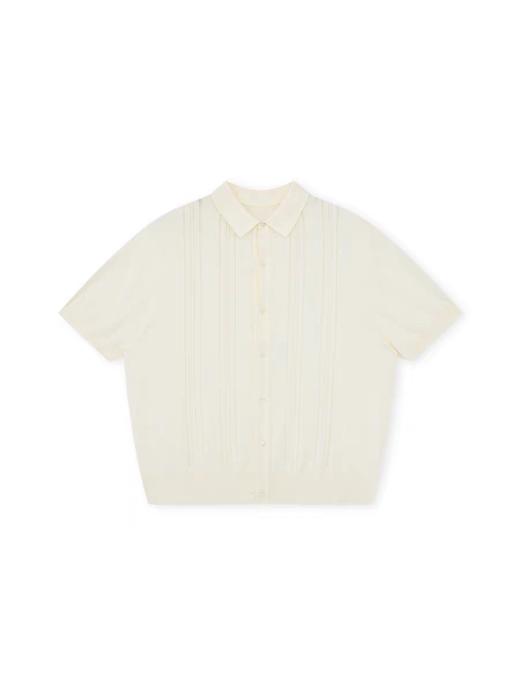 Evistub/E-5XMY515/翻领毛织POLO开衫男夏 商品图3