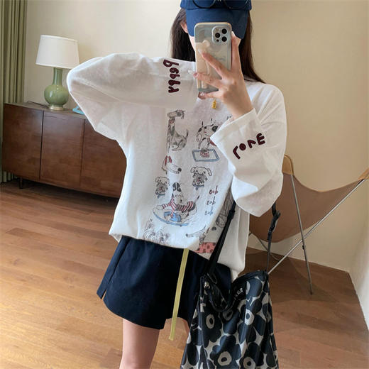 韩代松弛感小众洋气宽松对季节防晒罩衫 商品图12