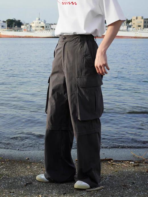 Evistub/E-5XCK603/阔腿工装长裤男夏 商品图0