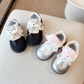 【包头防踢软底板，韩版丑萌设计】婴儿学步鞋2025春秋新款 儿童包头防踢软底板鞋 韩版丑萌鞋休闲鞋女-QQ