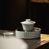 束刻/古青/手写陋室铭/清然盖碗/釉下手写诗文盖碗手工陶瓷泡茶碗茶杯功夫茶具不烫手家用 商品缩略图3