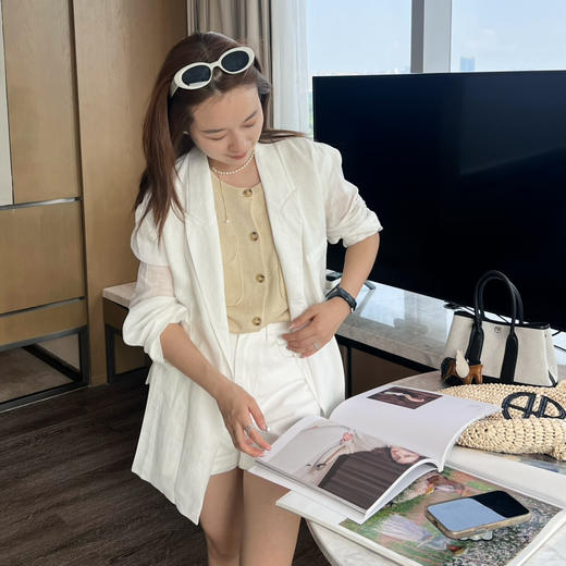 2506511    ed 亚麻西装 2色 商品图5