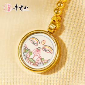牛首山文创十二生肖本命唐卡挂件精致生肖挂饰国风节日礼物伴手礼