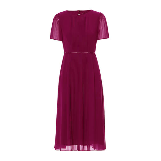 【飘逸薄纱显瘦连衣裙】EITIE爱特爱优雅法式压褶通勤2025夏新款B2507702 商品图10