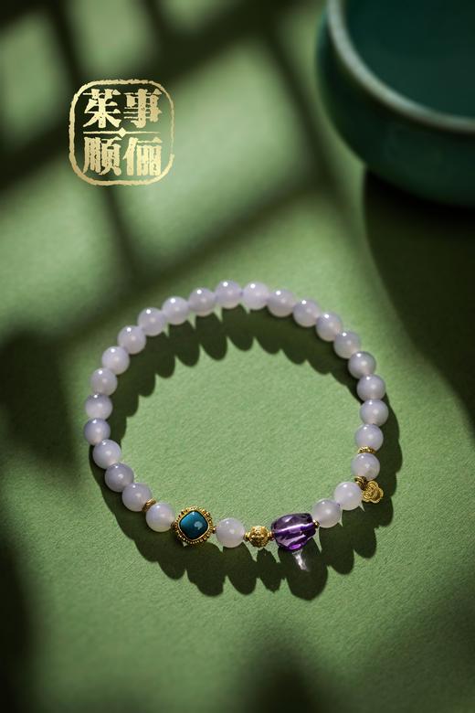 【茱事顺俪】18K金和田玉手链 商品图1