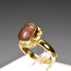 古埃及棕红玉髓圣甲虫戒指 商品缩略图4