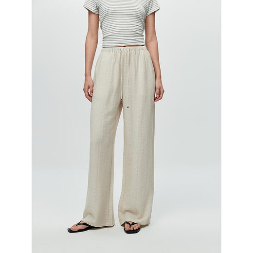 棉仓363618031-初棉亚麻混纺懒人裤 商品图0