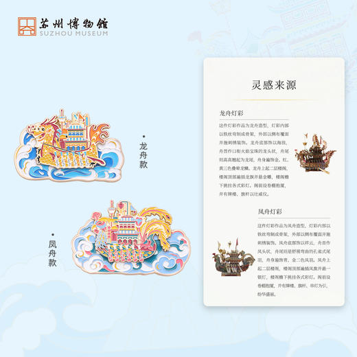 苏州博物馆 乘风破浪·滑动冰箱贴 商品图2