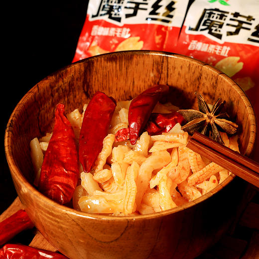 魔芋丝脆素毛肚香辣藤椒网红魔芋爽解馋休闲麻辣零食调味魔芋 商品图2