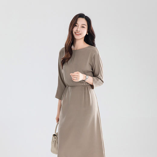 火桐hooton 重磅23姆米重绉连衣裙778146 商品图1