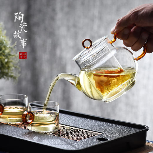 指环玻璃泡茶壶 商品图3
