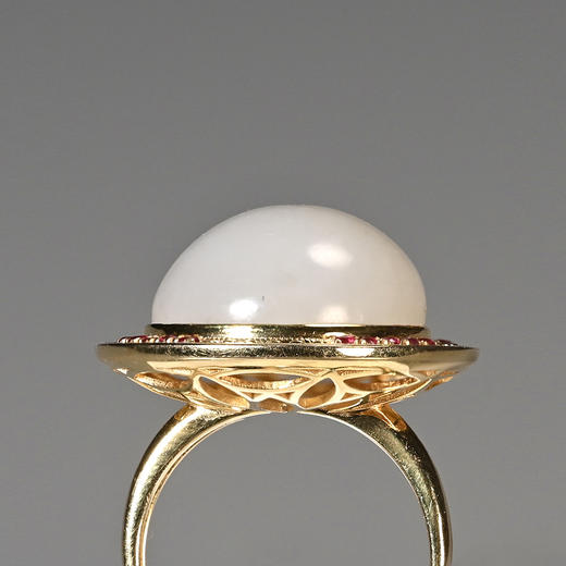 清代和田白玉“白富美”戒指 商品图7