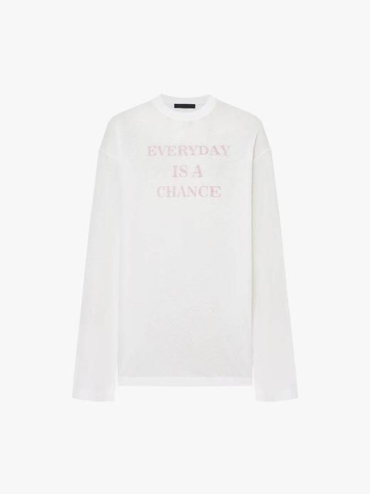 【大都会】2MOCO5夏季 100%棉做日字母长袖T恤 商品图0