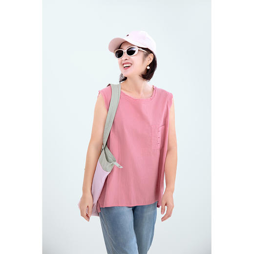 圆领无袖背心 商品图0