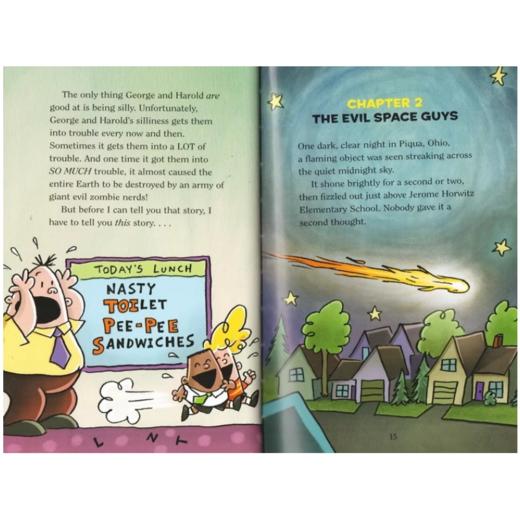 Captain Underpants内裤超人11册 我的校长是超人 全彩学生幽默漫画 套装 商品图2