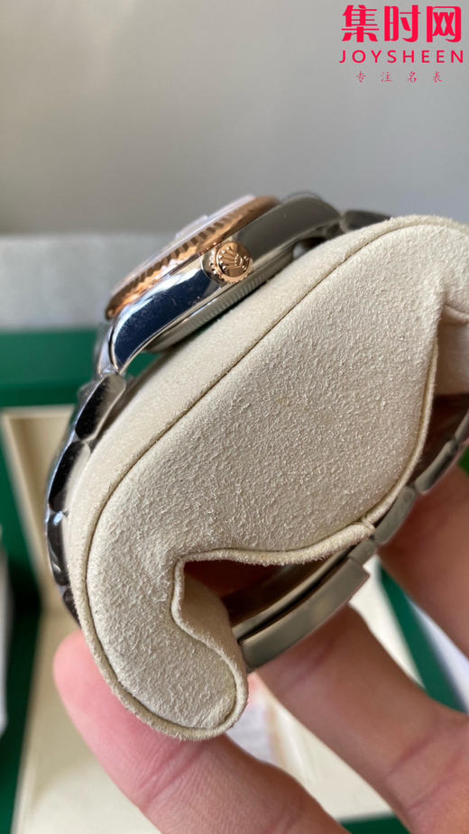 劳力士日志31系列 A+女款日志31mm 女士腕表 升级v2版 2236机 细节再次提升 新品劳力士Rolex女款蚝式日志型腕表31mm 间金贝母钻面 到货 商品图4