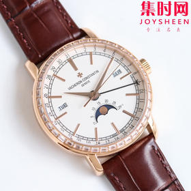 【周月轮回，分秒轮转】VC 江诗丹顿 Traditionnelle KM传袭系列全日历腕表4010T 男士腕表