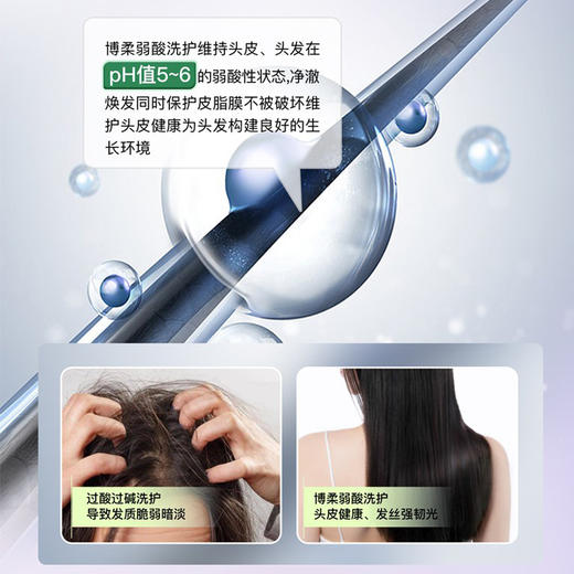 【新升级】博柔蓬松洗发水香味持久留香洗发水控油蓬松改善毛躁洗发露发膜套装 商品图3